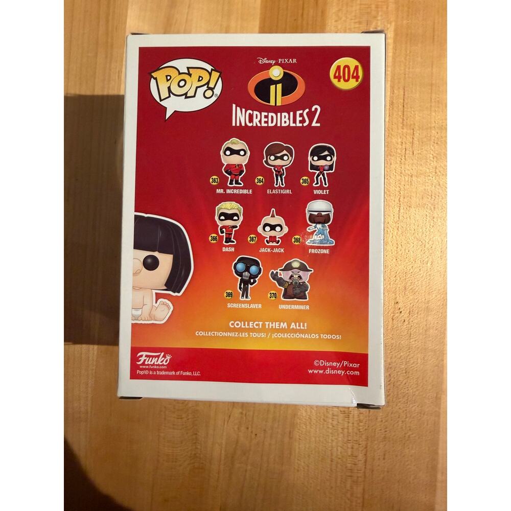 Funko Pop Disney Incredibles Edna Jack-Jack #404 2018 Convention Limited Edition - Picture 2 of 6